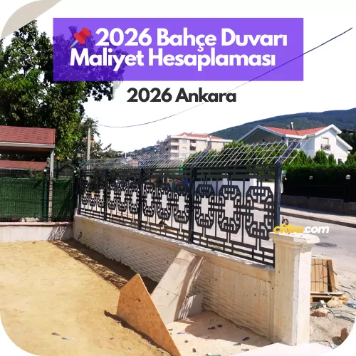 📌 2026 Bahçe Duvarı Maliyet Hesaplaması