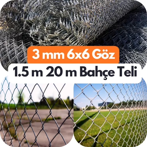 🛒 3 mm Galvaniz Tel Örgü Fiyatları - 3 mm bahçe teli, 3 mm tel örgü fiyatları, 3 milim 150 cm tel çit, 3 mm galvanizli tel örgü, 3 mm 1.5 metre yükseklikte örgü teli ve bahçe teli fiyatı
