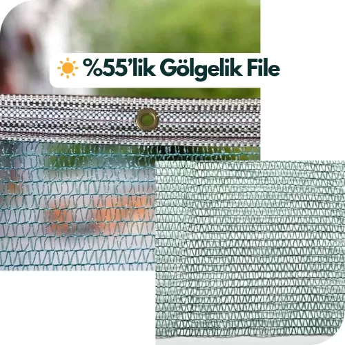 55’lik Gölgelik File Fiyatları ve Çit Filesi