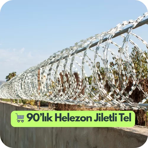 🛒 90’lık Galvaniz Helezon Jiletli Tel - Panel Çit Jiletli Tel Jiletli Tel Modelleri Tel Çit m2 fiyatı Tel Fiyatları Tel Örgü fiyatları Hazır Çit Teli fiyatları Bahçe Teli fiyatları Tel Çit Fiyatları