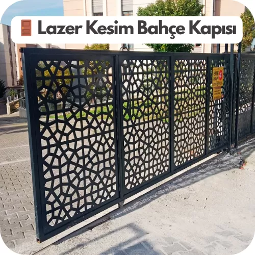 Lazer kesim bahçe kapısı fiyatları, sürgülü bahçe kapısı fiyatları, otomatik lazer kesim kapı