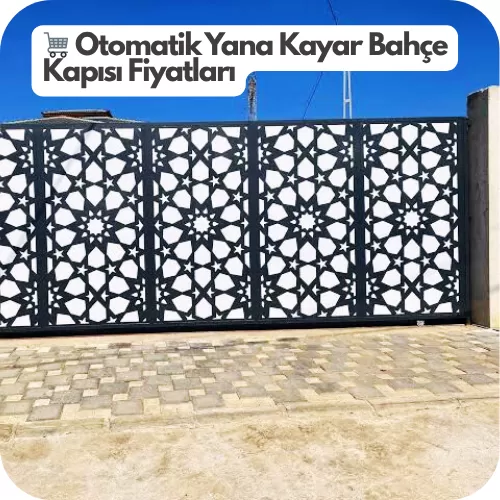 Yana kayar bahçe kapısı fiyatları, otomatik bahçe kapısı, Ankara bahçe kapısı, ferforje yana kayar kapı